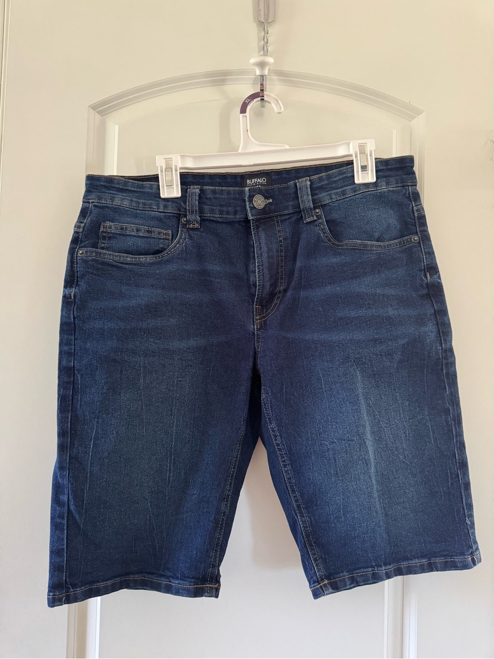 Buffalo David Bitton Men’s Navy Blue Denim Shorts